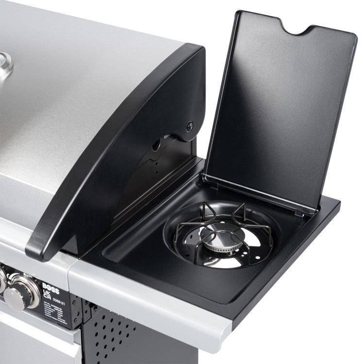 Boss Grill Alabama Elite - 6 Burner Gas BBQ with Side Burner - Stainless Steel SKU: IQBBQ6BSS