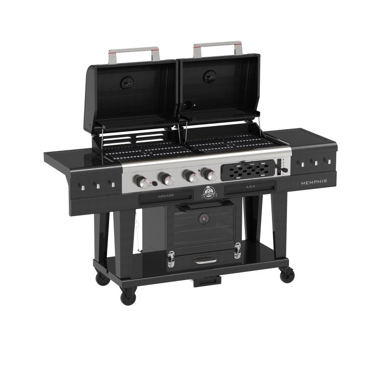 Pit Boss Memphis 2.0 Ultimate Gas and Charcoal Combo BBQ Grill with Smoker - SKU: PB11064