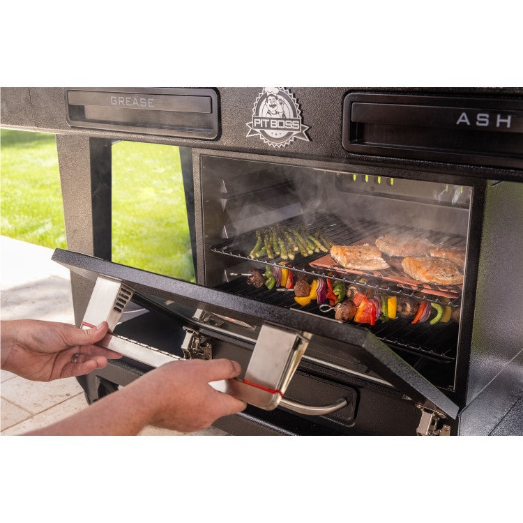 Pit Boss Memphis 2.0 Ultimate Gas and Charcoal Combo BBQ Grill with Smoker - SKU: PB11064