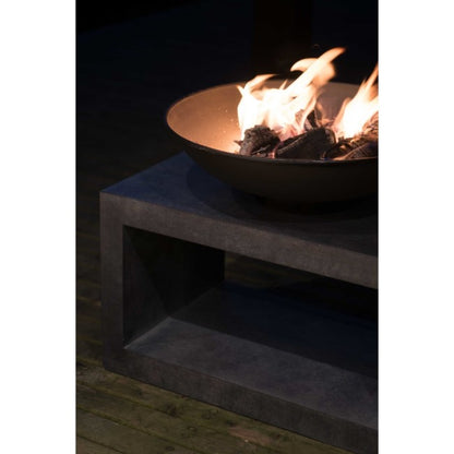 Ivyline Fire bowl & Rectangle Console Cement  SKU: 957757