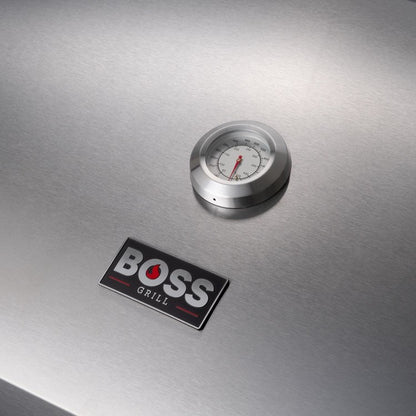 Boss Grill Alabama Elite - 6 Burner Gas BBQ with Side Burner - Stainless Steel   SKU: IQBBQ6BSS