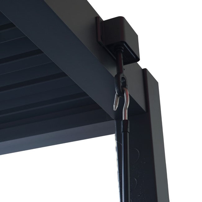 Heavy Duty Aluminium Hot Tub Pergola with Louvred Roof - 6 x 3m   SKU: OL6X3