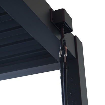 Heavy Duty Aluminium Hot Tub Pergola with Louvred Roof - 6 x 3m   SKU: OL6X3