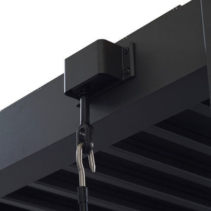 Heavy Duty Aluminium Hot Tub Pergola with Louvred Roof - 6 x 3m   SKU: OL6X3
